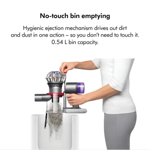 Dyson V8 Absolute Vacuum Cleaner with De-tangling Technology, Up to 40 Minutes of Runtime, No-touch Bin Emptying