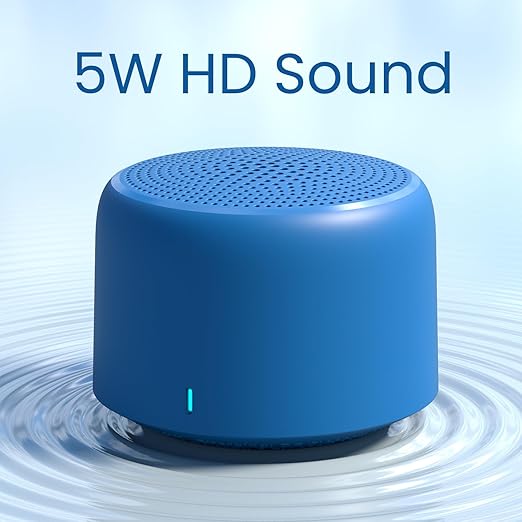 Portronics 5W Pico Mini HD Sound Portable Bluetooth Speaker with in-Built Mic