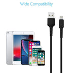 Portronics POR-168 Konnect Star Charge & Sync Function 1.2M Cable(Black)