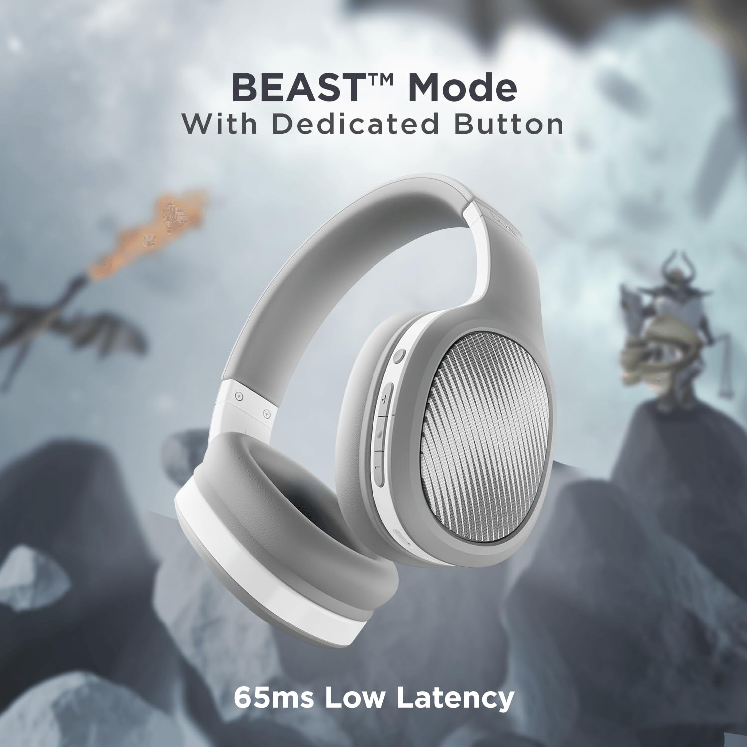 boAt Rockerz 460 Wireless Over Ear Headphones