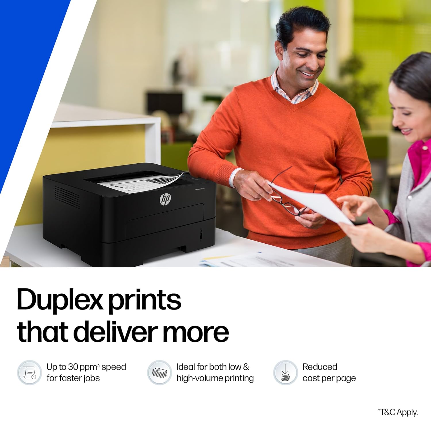 HP 303dw Auto Duplex WiFi Laser Printer (New Launch), 30 PPM, 256 MB Memory