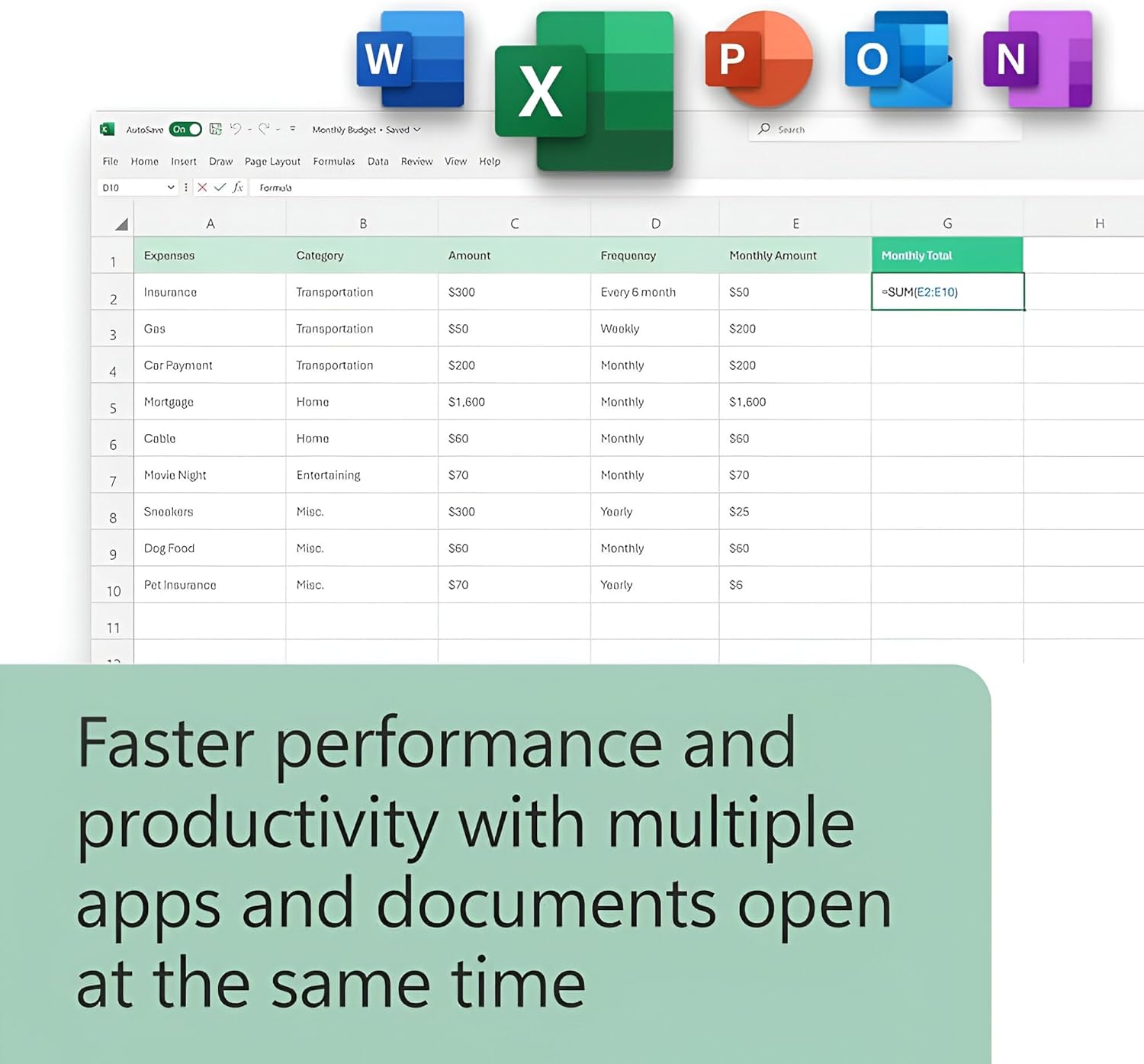 Microsoft Office Home and Business 2021 for PC or Mac, Lifetime Validity