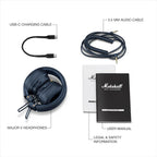 Marshall Major V Wireless On Ear Headphones - Midnight Blue