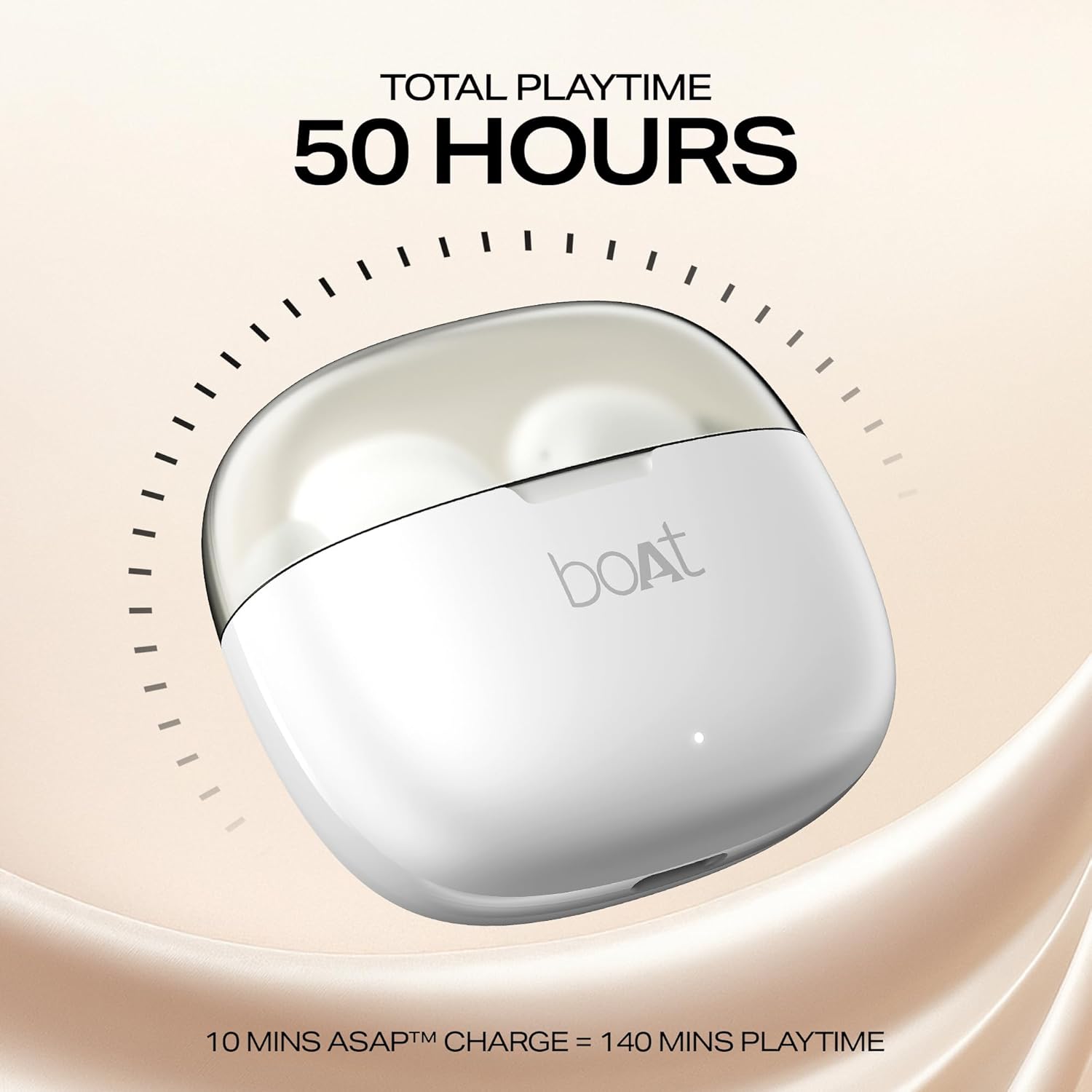 Boat Airdopes 212, 50H Battery, Bluetooth Earbuds