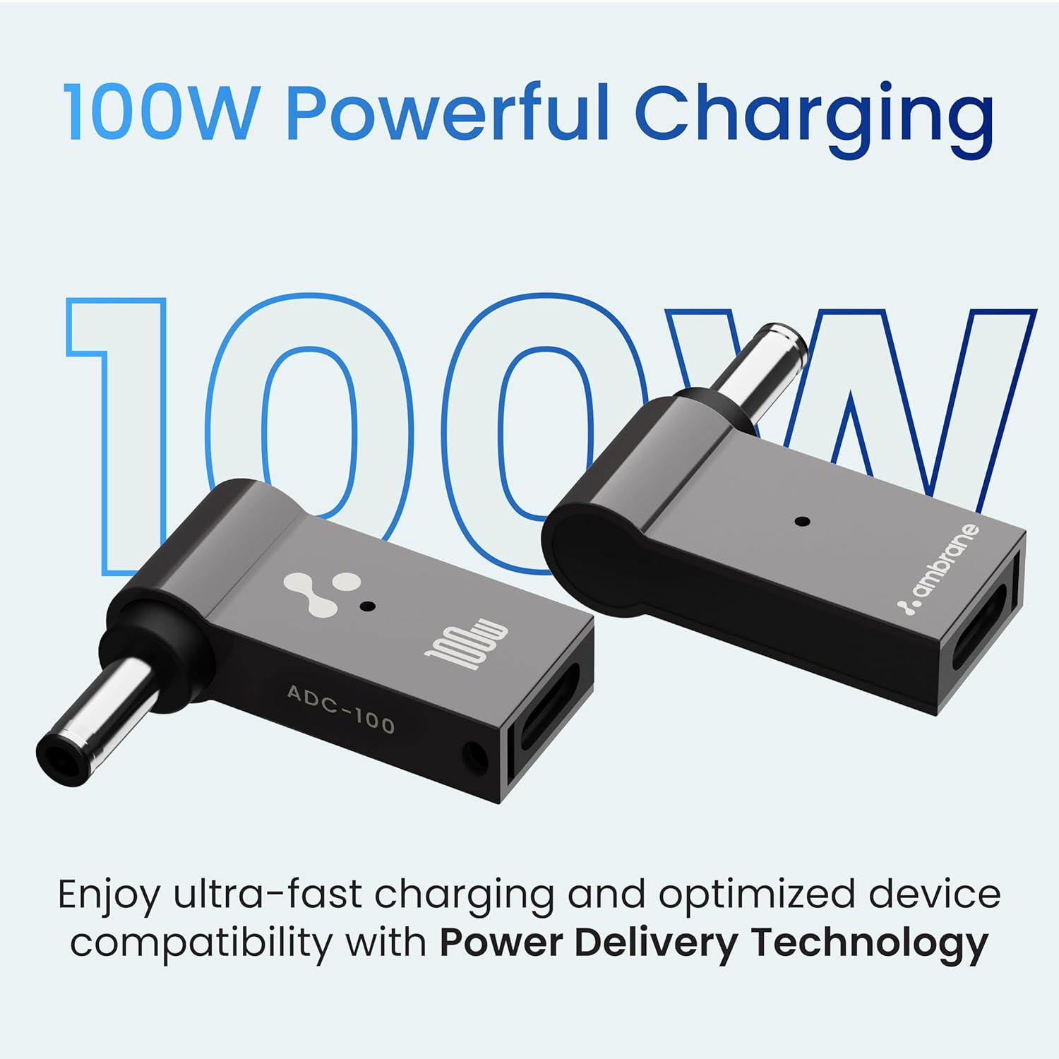 Ambrane USB C to Smart Tip Connector for Dell Laptops