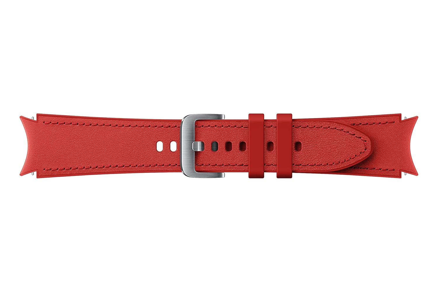 Galaxy Watch4 Hybrid Leather Band (20mm, M/L) RED