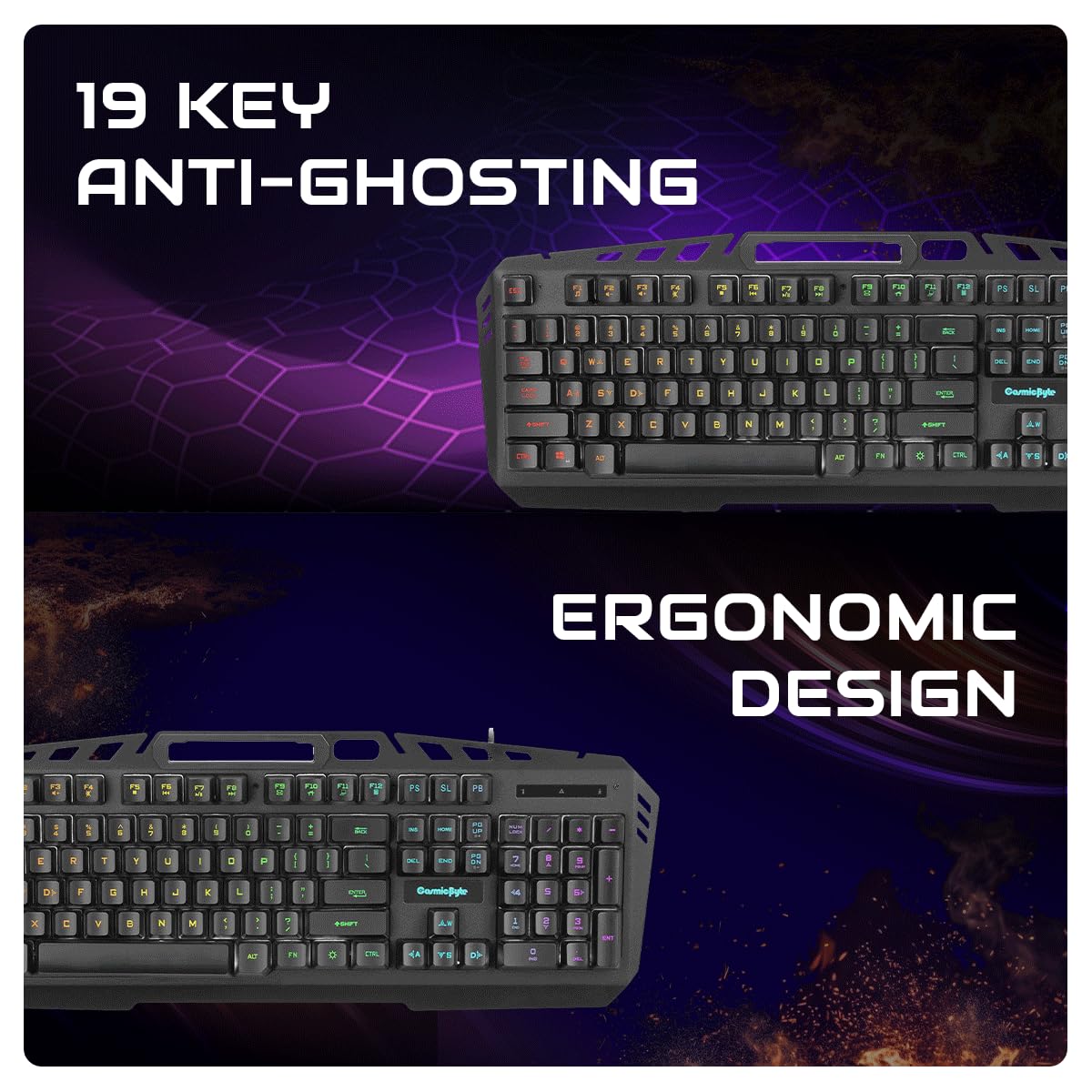 Cosmic Byte Dragon Fly RGB Gaming Keyboard and Mouse Combo