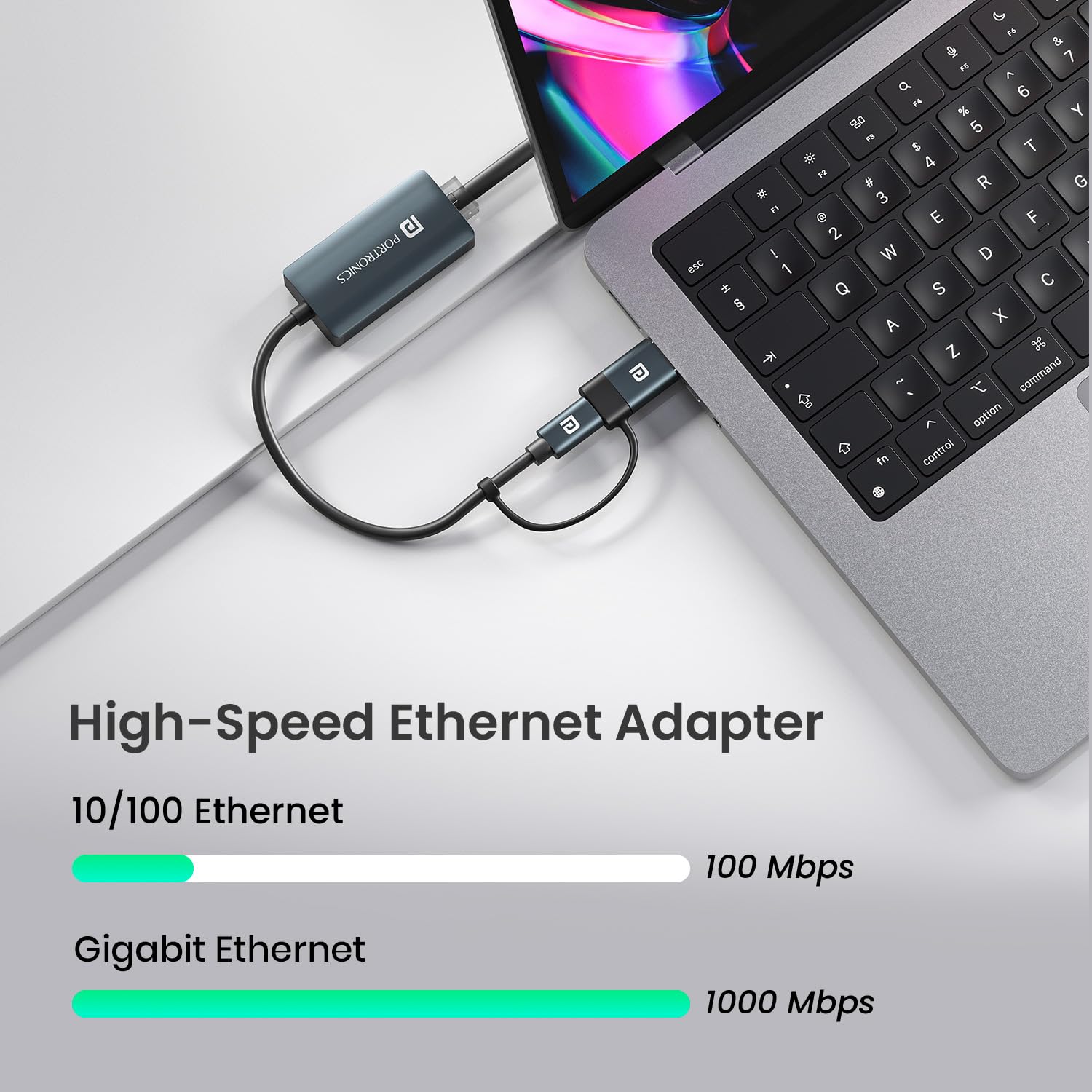 Portronics Mport X1 Gigabit Ethernet Adapter