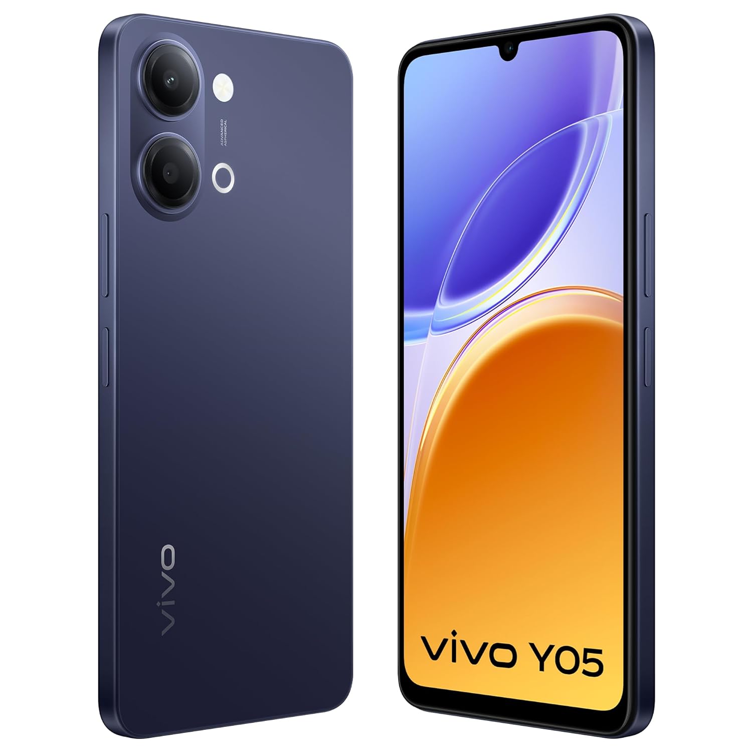 vivo Y05 (Midnight Blue, 4GB RAM, 64GB Storage)