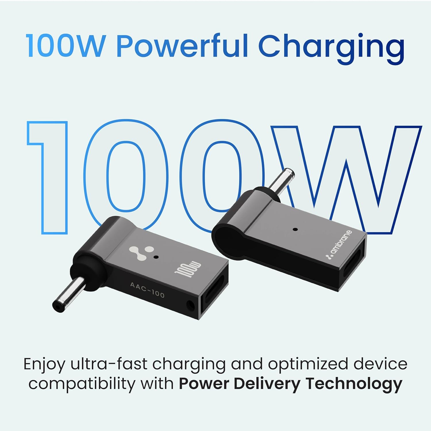 Ambrane USB C to Smart Tip Connector for ASUS Laptops