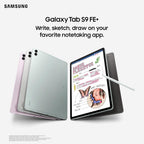 Samsung Galaxy Tab S9 FE+|S Pen in-Box|12.4 inch) Display |Wi-Fi, Tablet