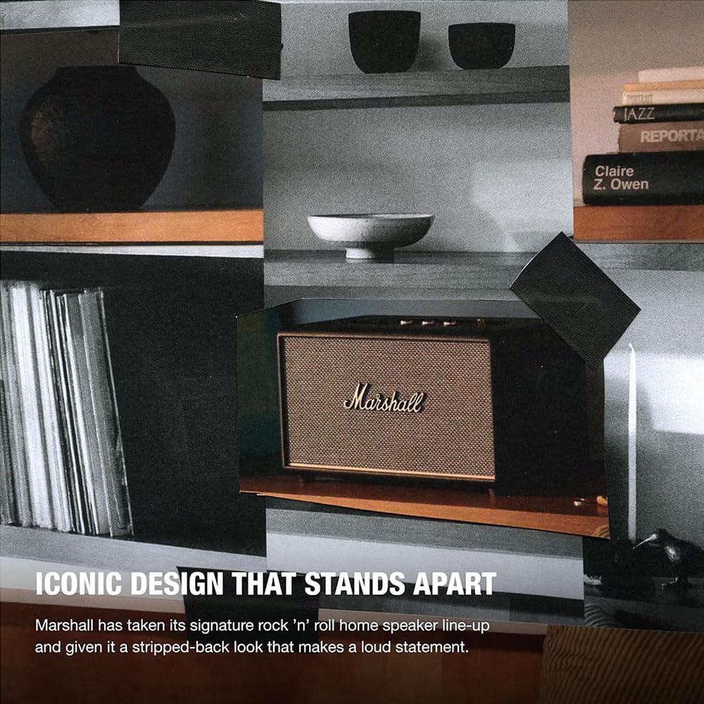 Marshall Stanmore III Wired Connectivity Home Speaker with Bluetooth  -Black