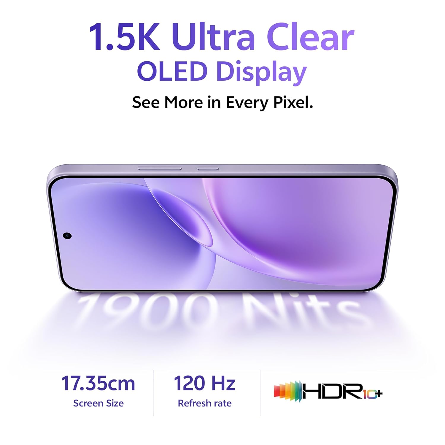 vivo V70 FE 5G (Northern Lights Purple, 8GB RAM, 256GB Storage)