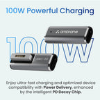 Ambrane USB C to Magnetic T-Tip Adapter