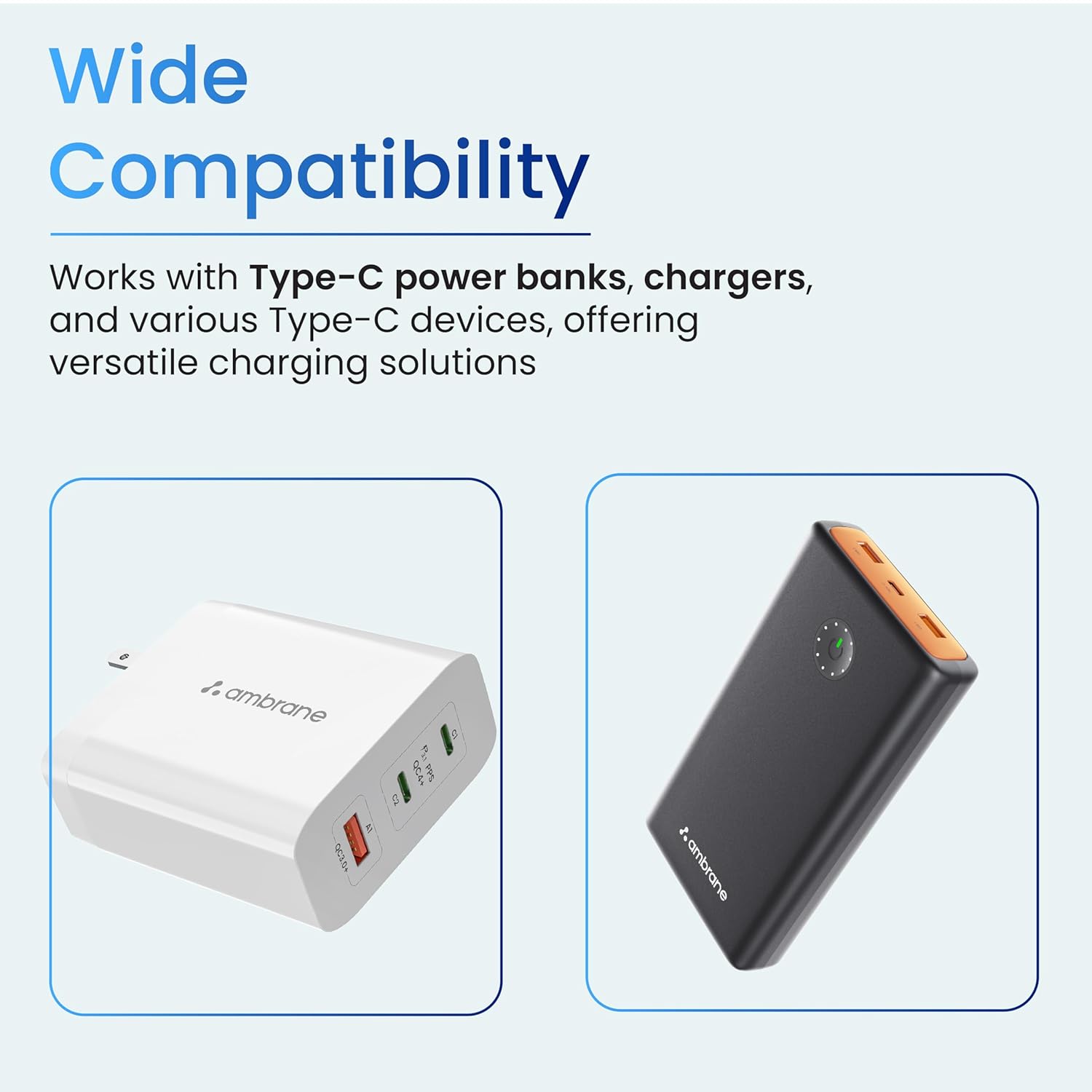 Ambrane USB C to Smart Tip Connector for Dell Laptops