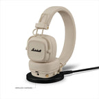Marshall Major V Wireless On Ear Headphones - Cream