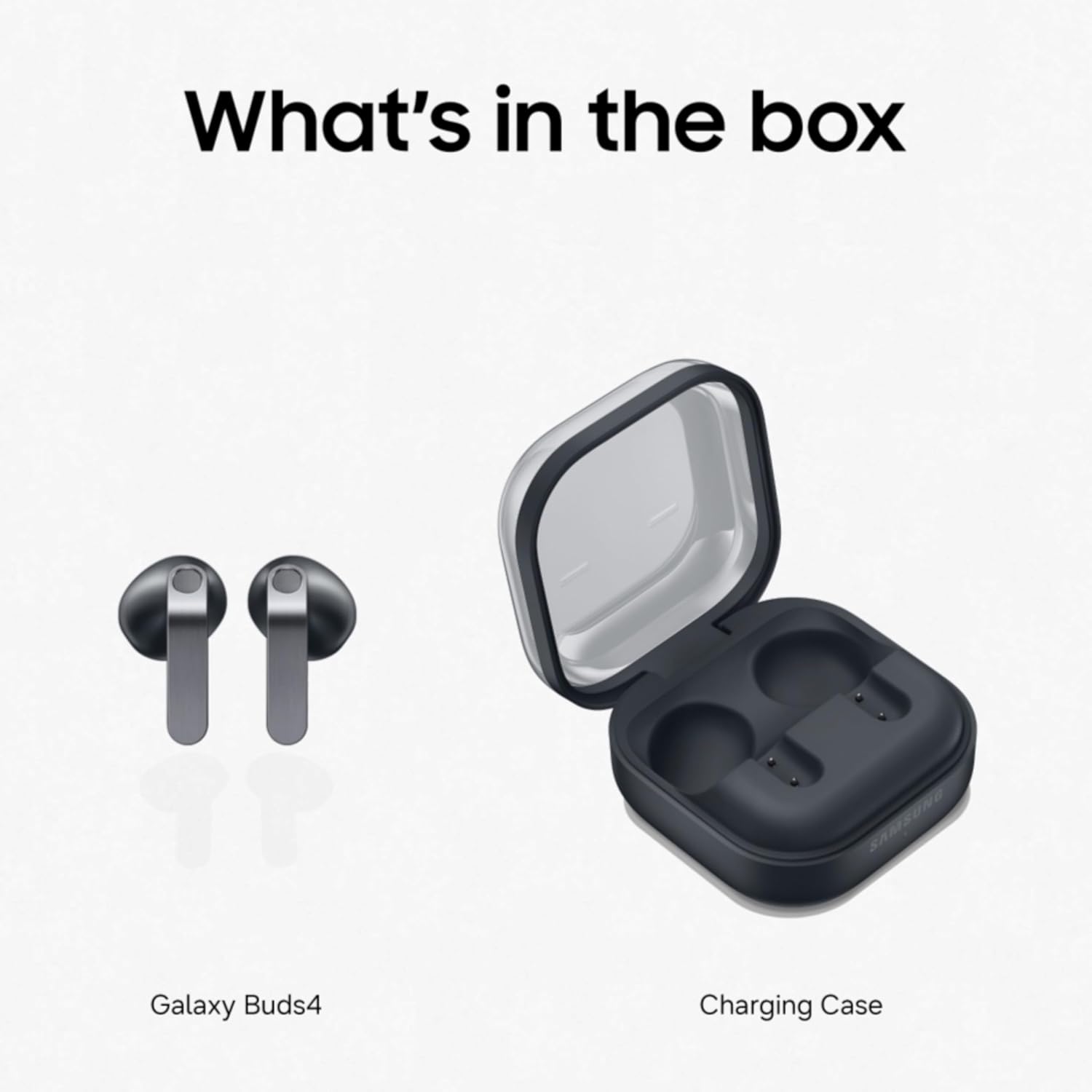 Samsung Galaxy Buds4 (Black) in-Ear Wireless Earbuds with Hi-Fi Audio