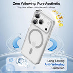 Vaku Luxos® KLYRA Magpro Transparent TPU Back Cover Case for iPhone 18 Pro | Crystal Clear