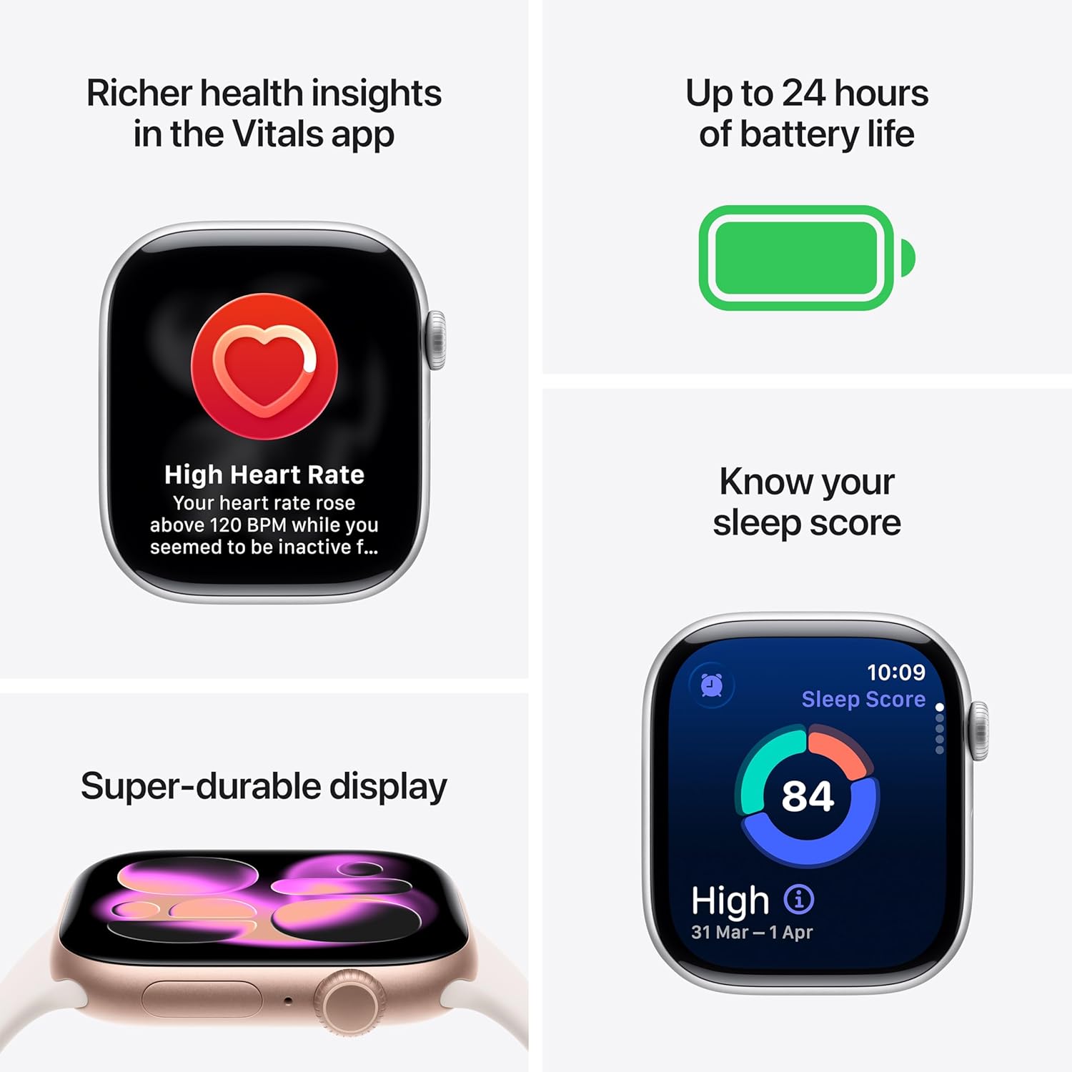 Apple Watch Series 11 GPS 46mm Jet Black Aluminium Case with Black Sport Band