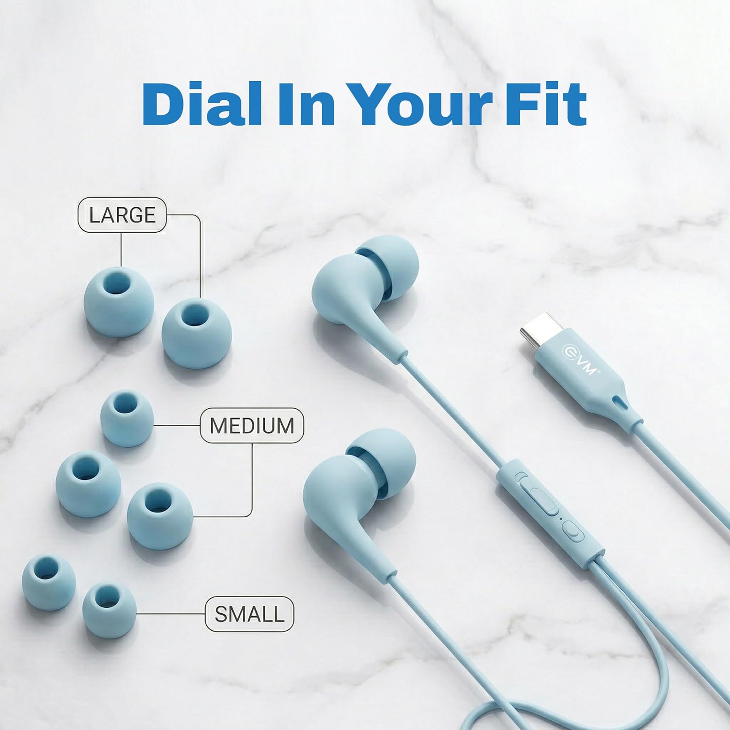 EVM Type-C Wired Earphone