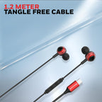 Honeywell Suono P70 Wired in Ear Earphones with Built in Mic 10mm*2 Drivers
