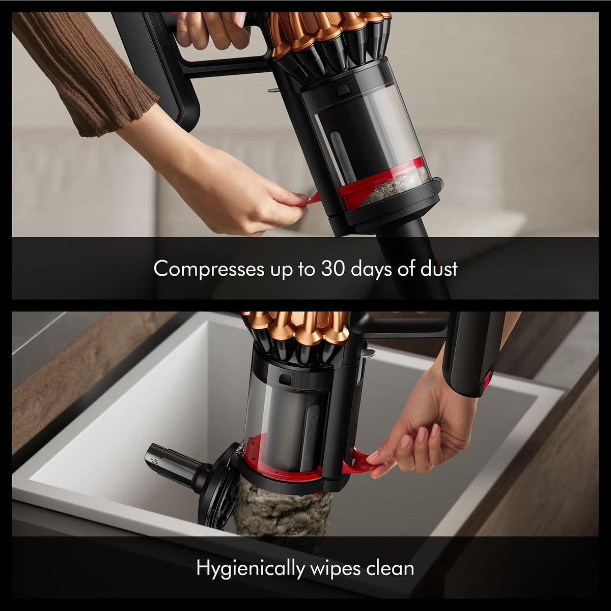 Dyson V16 Piston Animal Cordless Vacuum Cleaner  (Matte Black/Copper)