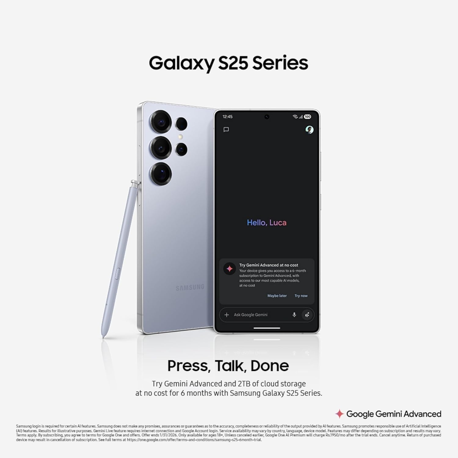 Samsung Galaxy S25 Ultra 5G AI Smartphone