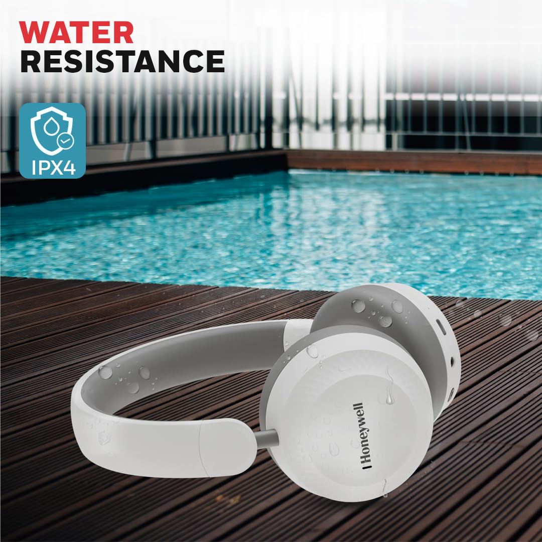 Honeywell Moxie V20 Bluetooth 5.4 Wireless On-Ear Headphones with Mic
