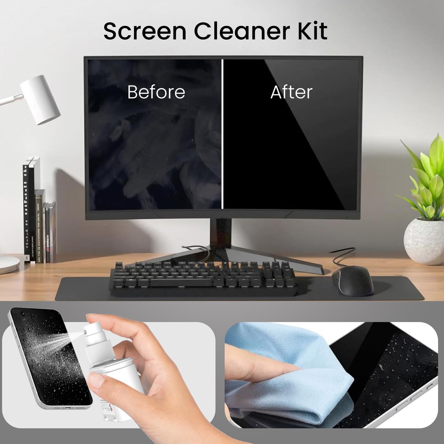 Portronics Swipe 3 Screen & Camera Cleaning Chemical Free Liquid Solution