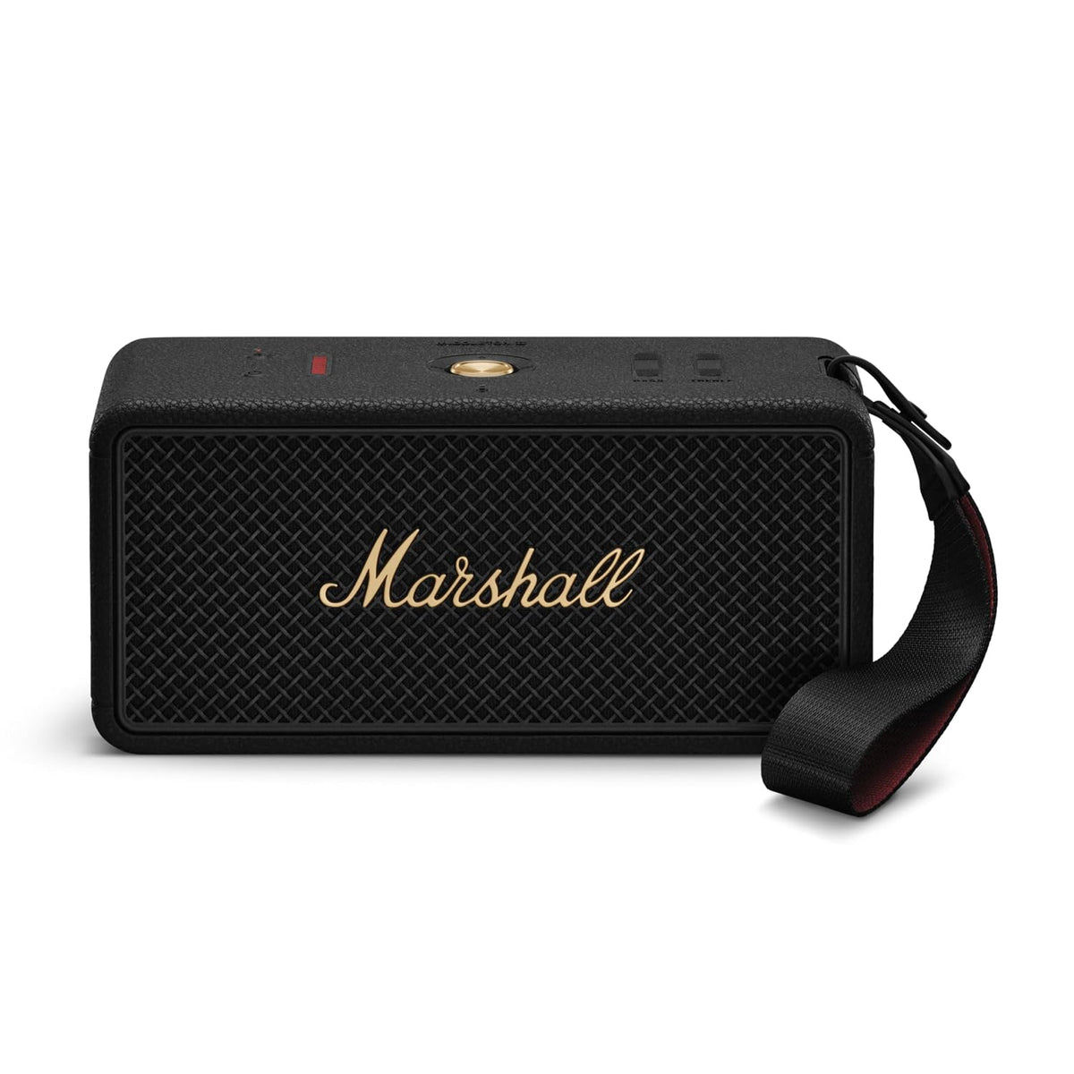 Marshall Middleton II Bluetooth Portable Bluetooth Speaker | Black and Brass
