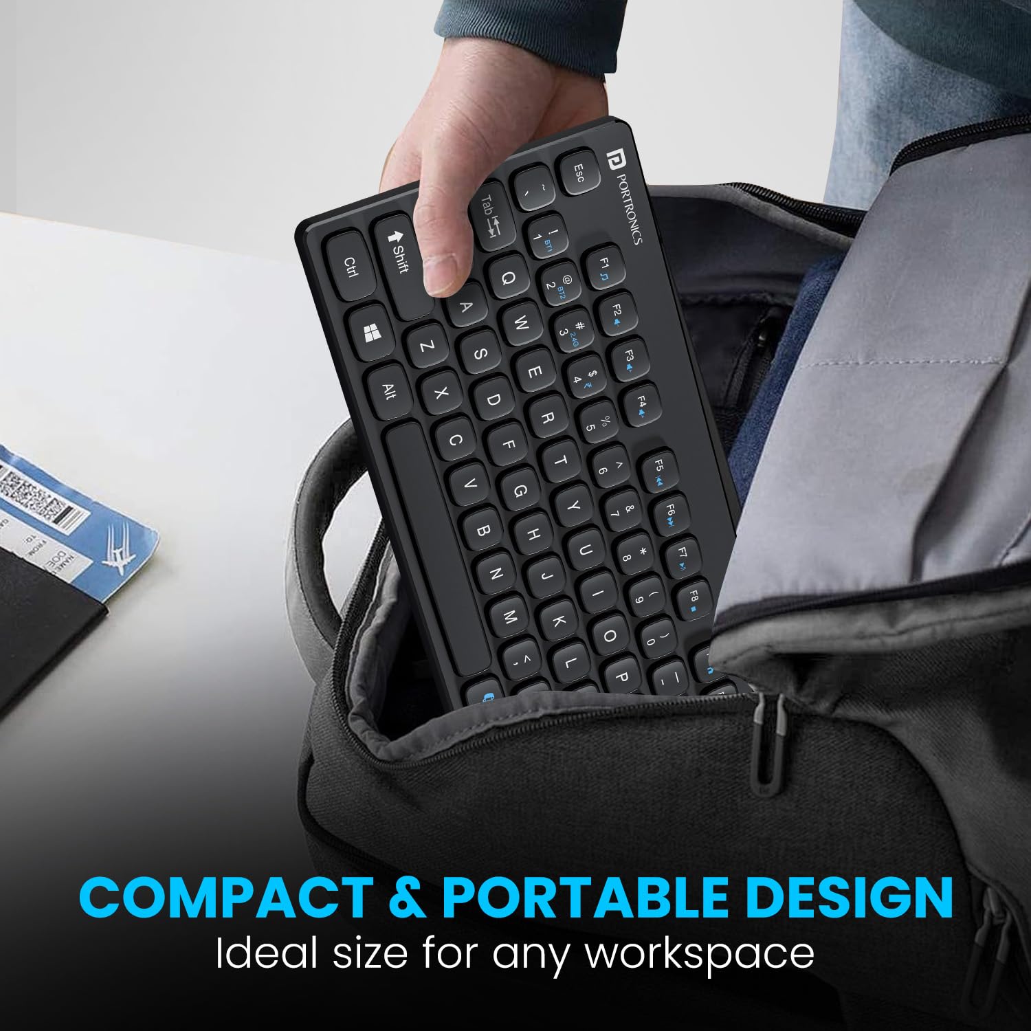 Portronics Bubble Multimedia Wireless Keyboard