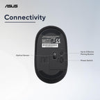 ASUS MW105 Multi-Device Wireless Bluetooth Silent Mouse