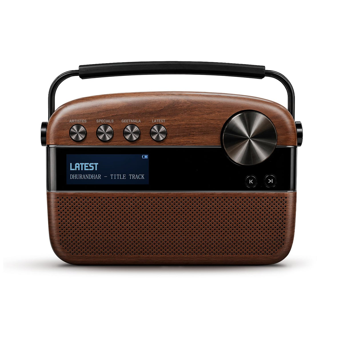 Saregama Carvaan 3.0 Hindi Legends to Latest Music Player, Antique Oak