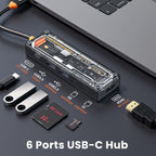 Portronics MPort View Two 6-in-1 USB Type-C Hub Dock