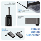 Ambrane USB C to Smart Tip Connector for Dell Laptops