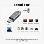 EVM 4-in-1 OTG Card Reader USB 3.0 Type-C