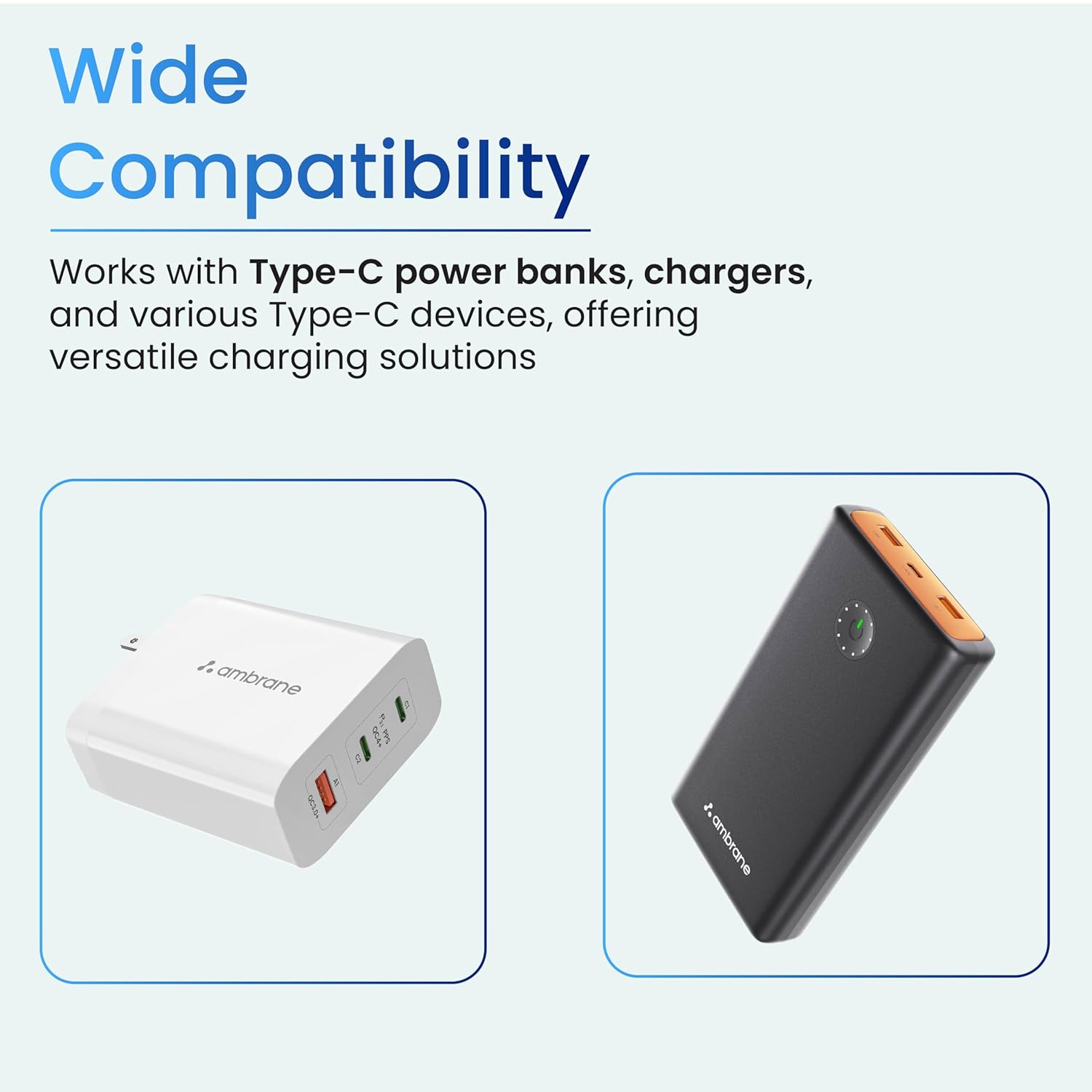 Ambrane USB C to Smart Tip Connector for ASUS Laptops