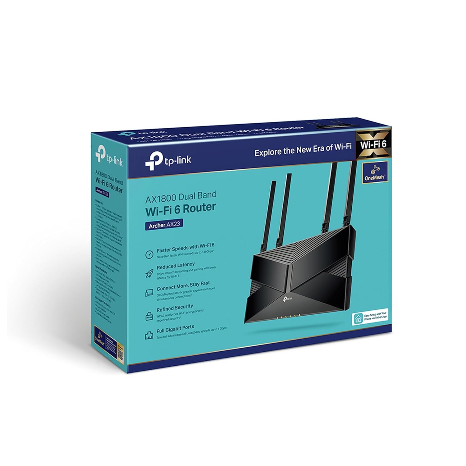 TP-Link Archer AX23 AX1800 Dual-Band Wi-Fi 6 Router