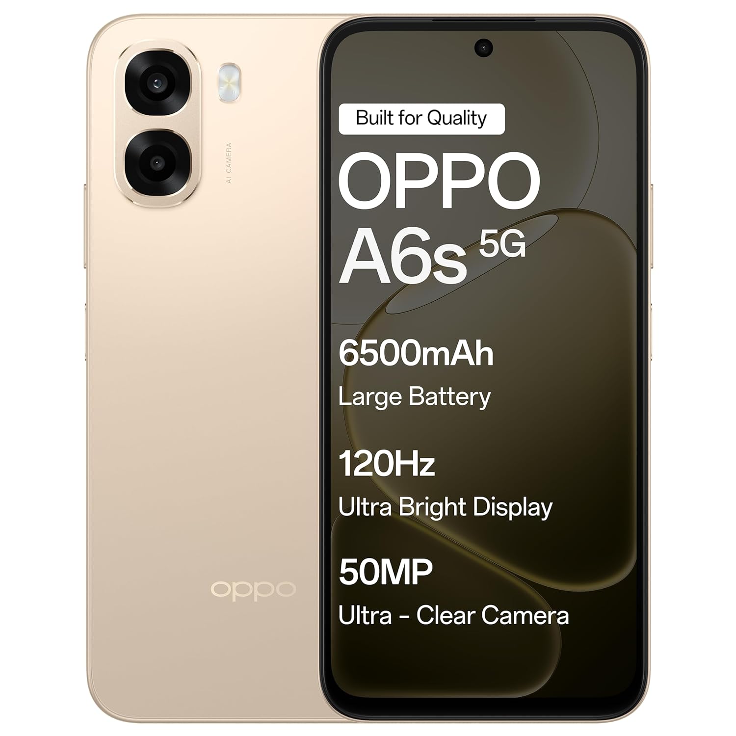 Oppo A6s 5G (Aurora Gold, 4GB RAM,128GB Storage)