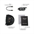 Marshall Monitor III Active Noise Canceling Over Ear Bluetooth Headphones -Black