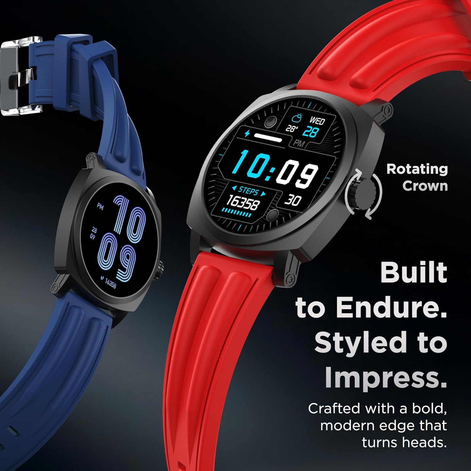 Pebble Endure 2 1.43” AMOLED Smartwatch with Always-On Display