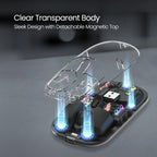 Portronics Toad 5 Transparent Bluetooth Mouse with 2.4 GHz