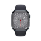 Apple Watch Series 8 GPS + Cellular 45mm Midnight Aluminium Case with Midnight Sport Band - Regular