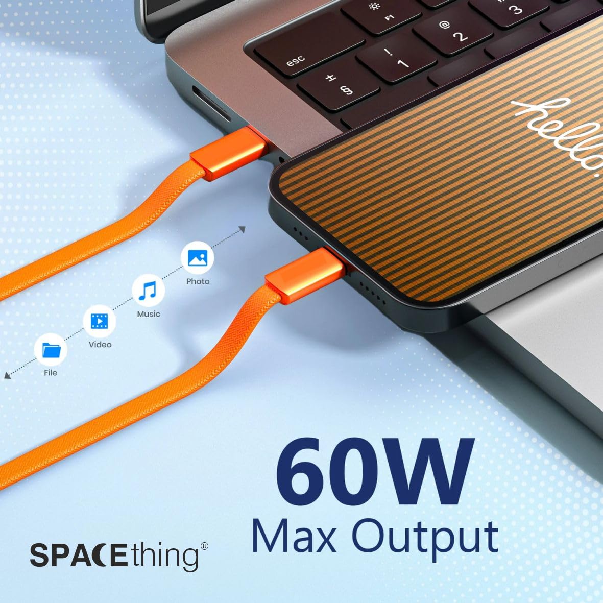 Spacething Neo Link USB-C to USB-C Cable