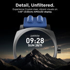 Pebble Endure 2 1.43” AMOLED Smartwatch with Always-On Display