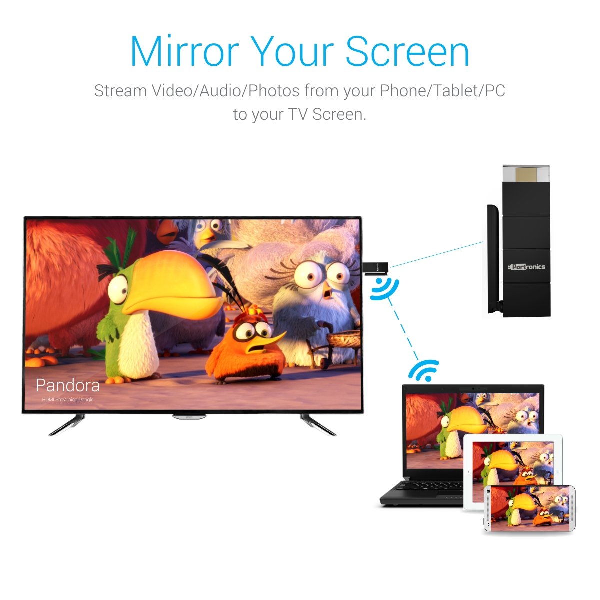 Portronics POR 403 Pandora HDMI Streaming Dongle