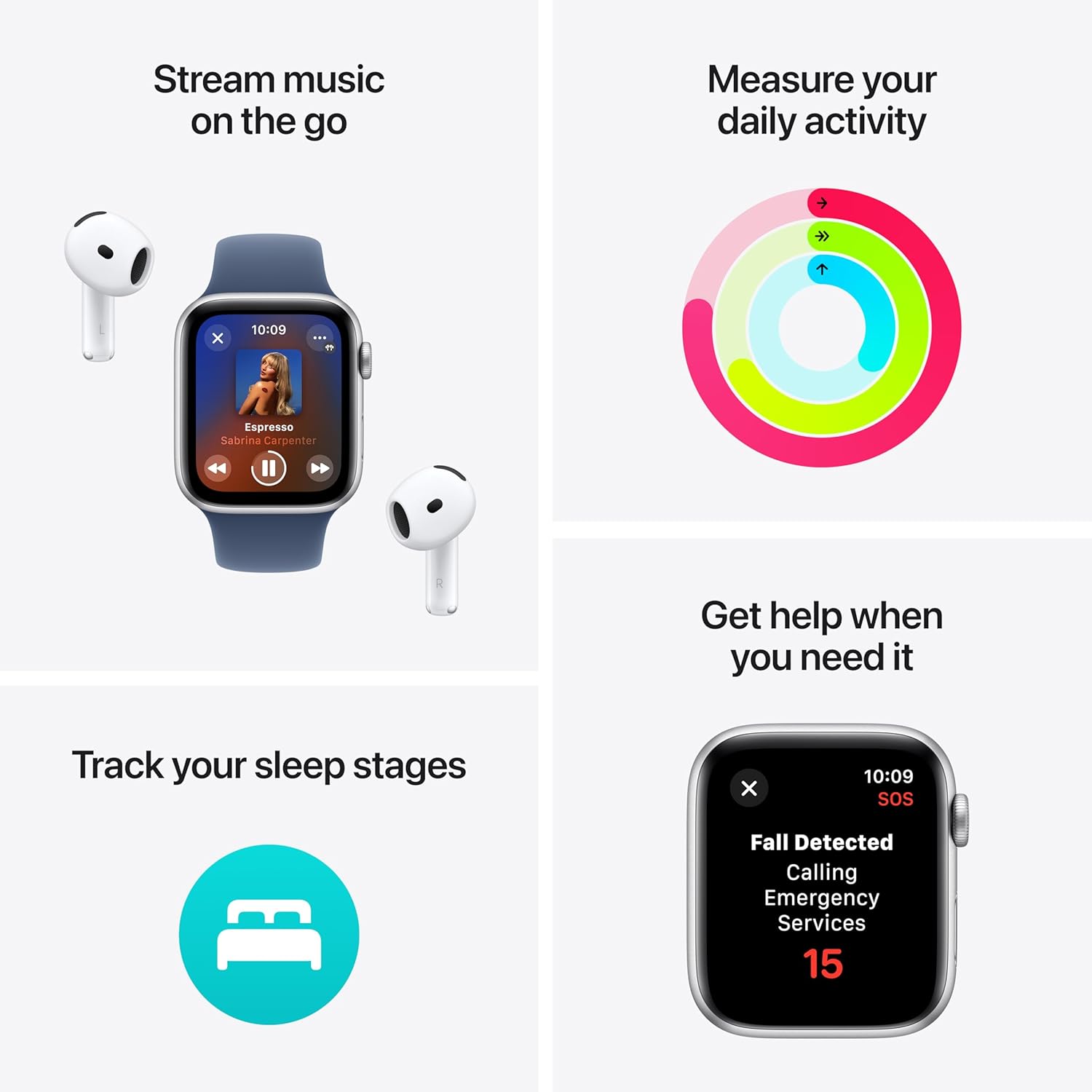 Apple Watch SE (2nd Gen, 2023) [GPS 44mm] Smartwatch
