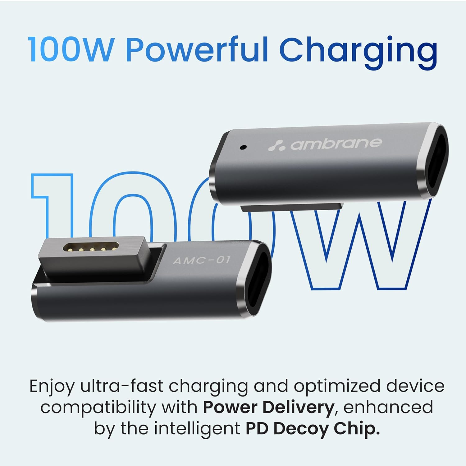 Ambrane Magnetic L-Tip USB C Adapter