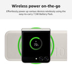 Samsung Galaxy 10000mAh Power Bank, Wireless Battery Pack, Gray