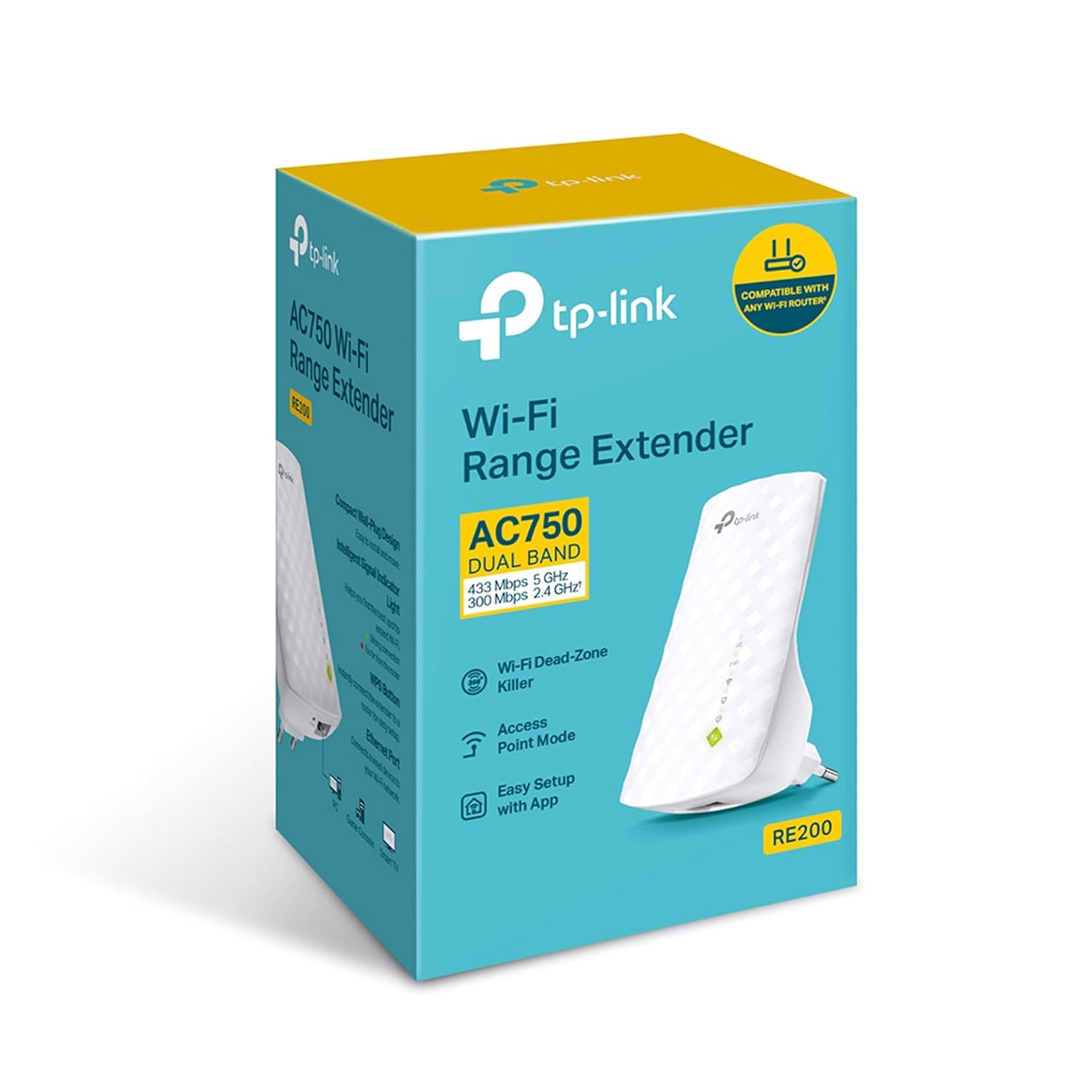 TP-Link AC750 Wifi Range Extender (RE200)